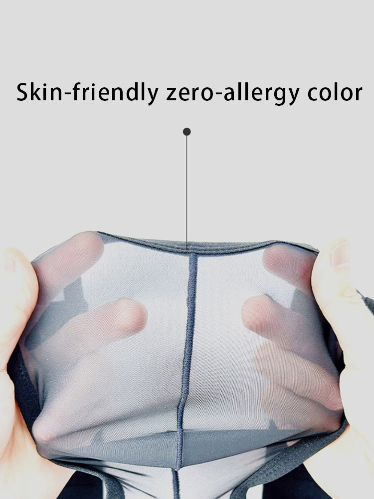 2 Pack Men's Sheer No-Waistband Jockstrap with Textured Pattern