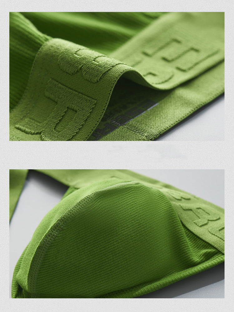 2 Pack Men's Ribbed U-Pouch Sexy Jockstrap