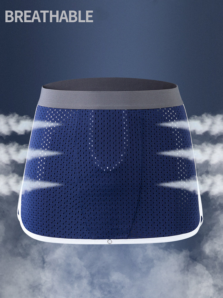 Men's  Button Casual U-Shaped Roman Skirt Dual-Purpose Arrow Pants Underwear