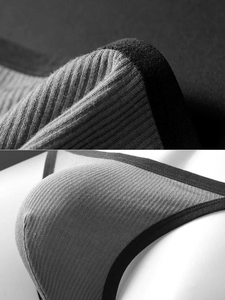 Men's Low-Rise Sexy U-Convex Thong And Briefs