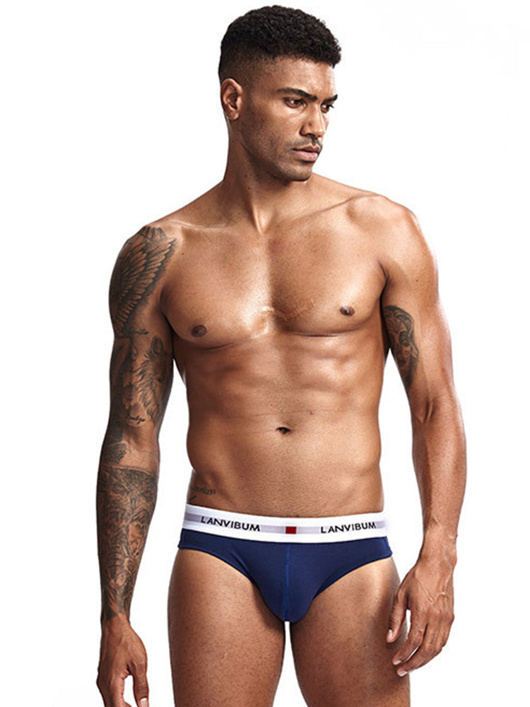 3 Pack Men's Breathable Big Pouch Briefs