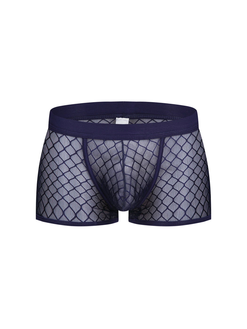 2 Pack Men's Sexy Transparent Mesh Trunks