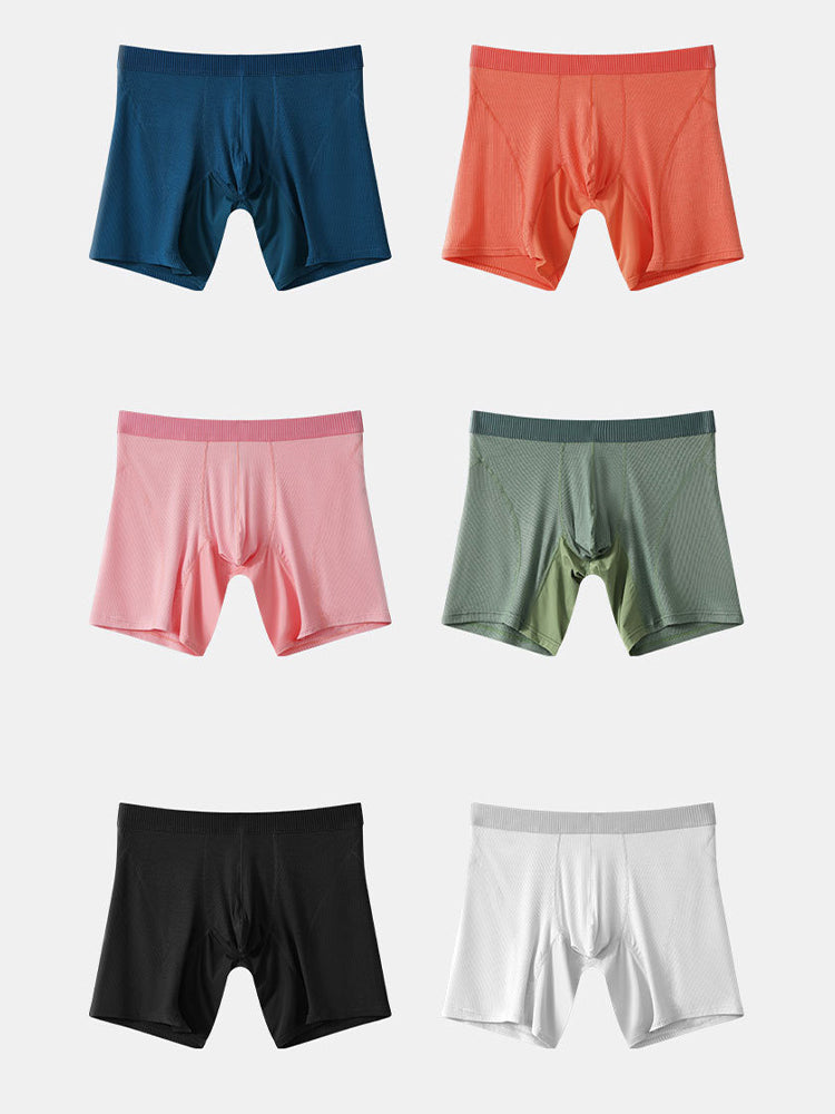 2 Pack Men’s Casual Ice Silk Midway Briefs