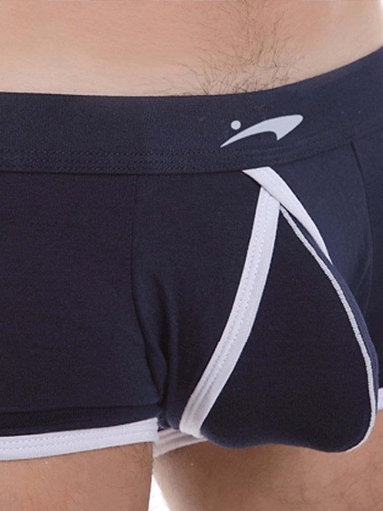 3 Pack Men's Modal U-convex Large Pouch Breathable Trunks