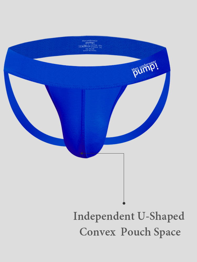 Men's Sexy Cotton Tagless Jockstrap