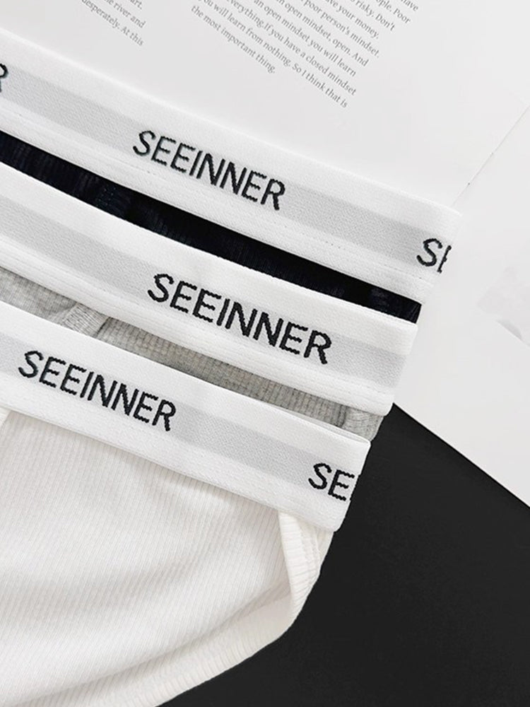 3 Pack Men's Sporty Cut Comfy Waistband Moisture-Wicking Briefs