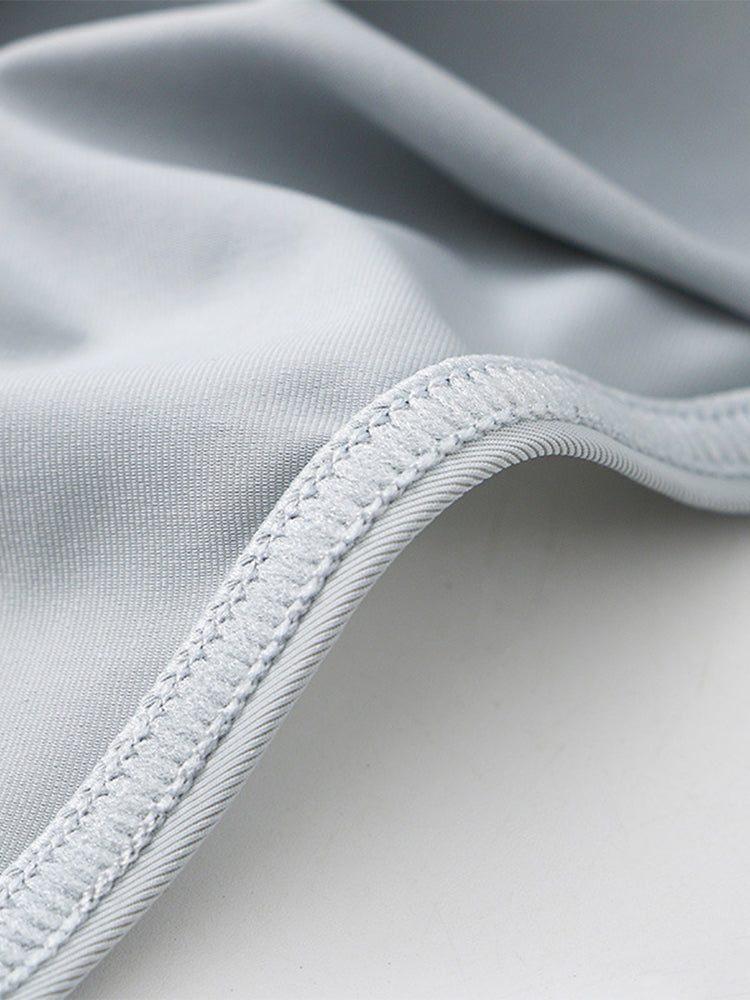 4 Pack Men's Ice Silk Low-Rise Big Pouch Sexy Comfortable Bikini