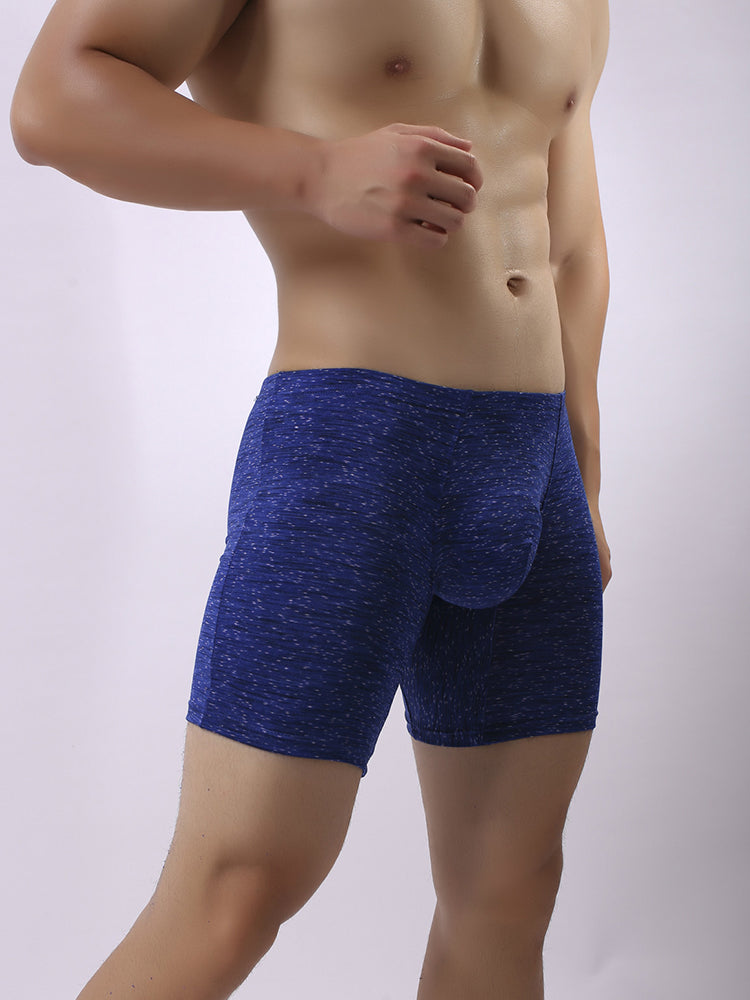 Men's Sport Anti-chafing Large Pouch Boxer Briefs