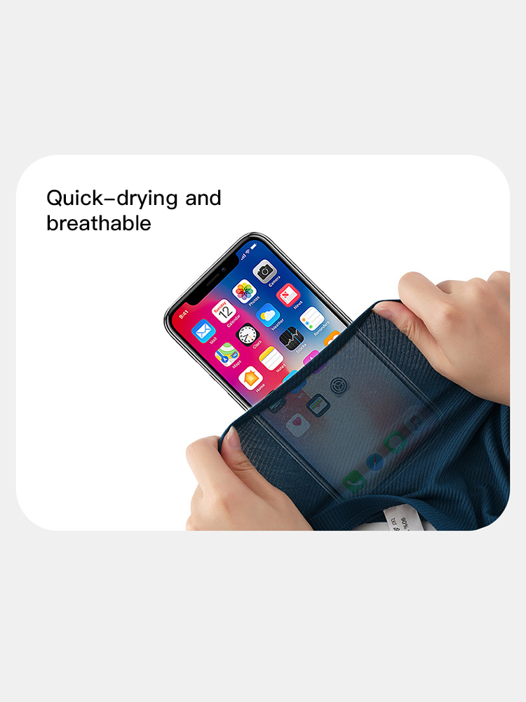 3 Pack Men's Sexy Threaded U-Shaped Briefs