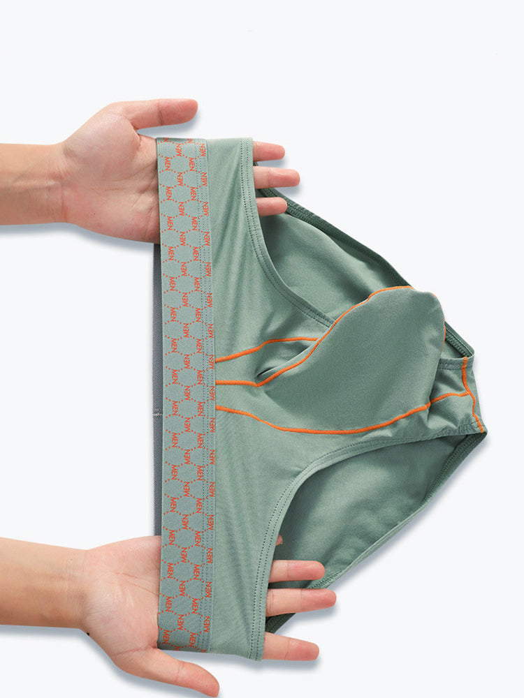 3 Pack Men's Sexy Large Pouch Breathable Comfortable Cotton Briefs