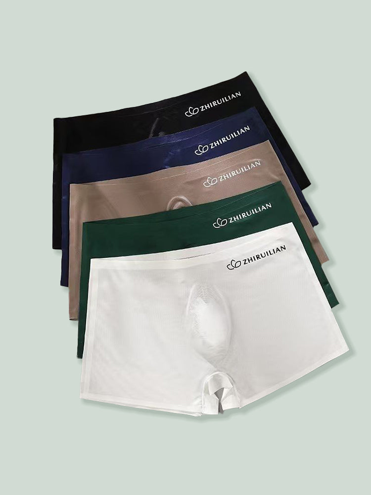 2-pack Men's Translucent Seamless 3D Pocket Trunks