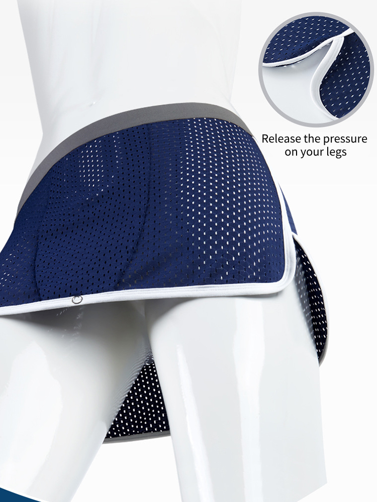 Men's  Button Casual U-Shaped Roman Skirt Dual-Purpose Arrow Pants Underwear