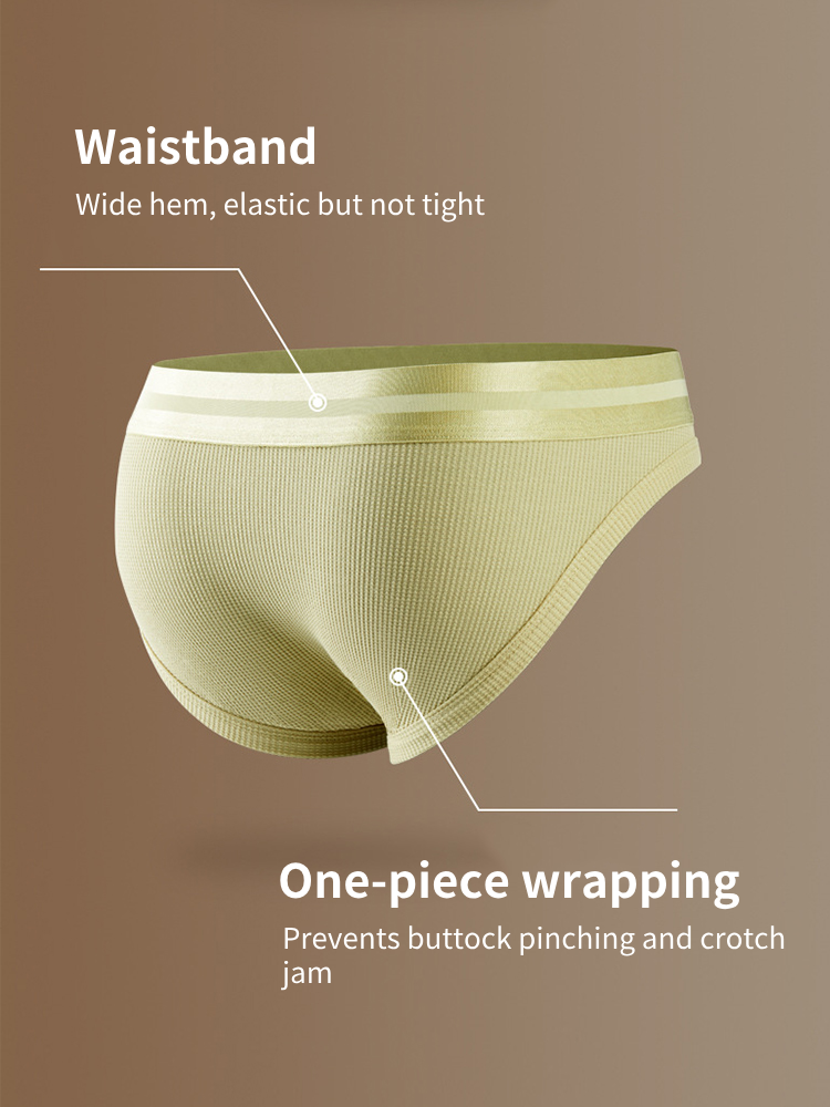 2 Pack Men's Waffle-Knit Cotton Separable Scrotum Support Briefs