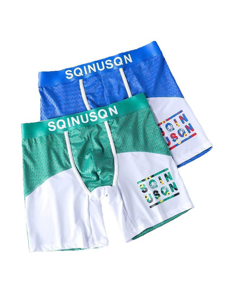 Men's Anti-Chafing Sports Boxer Briefs with Spacious Pouch