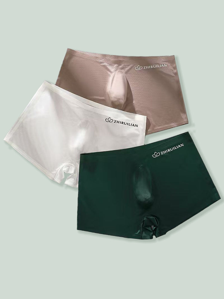 2-pack Men's Translucent Seamless 3D Pocket Trunks