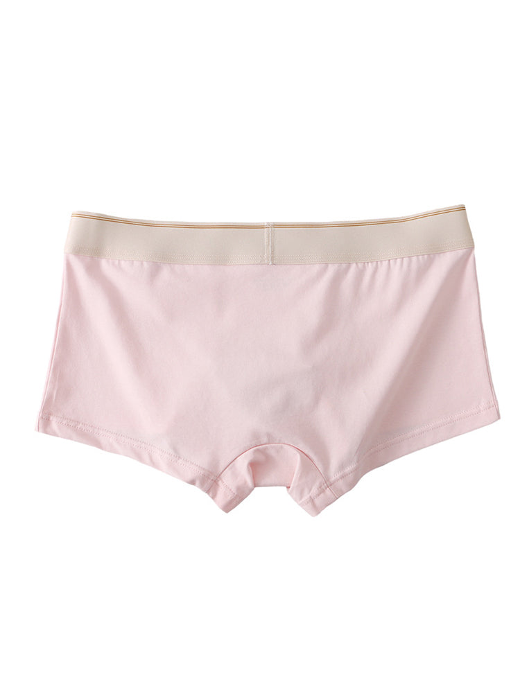 3 Pack Men's Elephant Trunk Separate Cotton Sexy Mid-Rise Solid Color Trunks