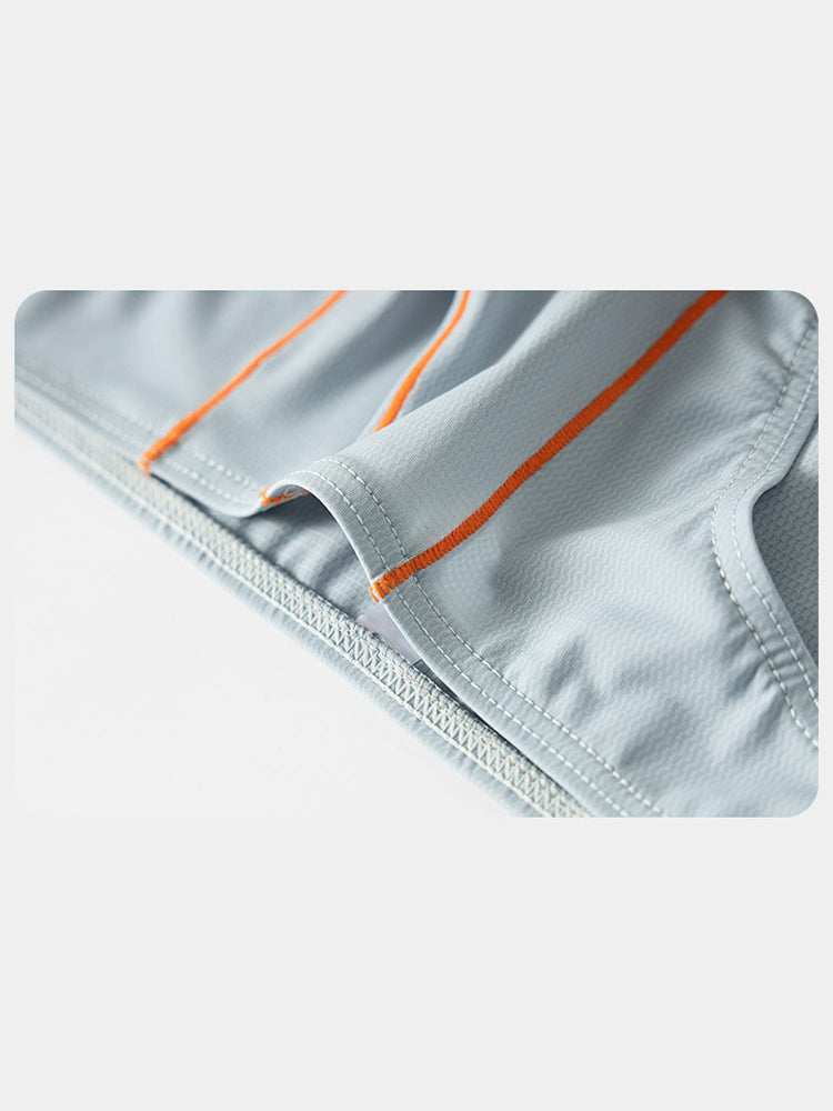 3 Pack Men's U-Pouch Ice Silk Briefs