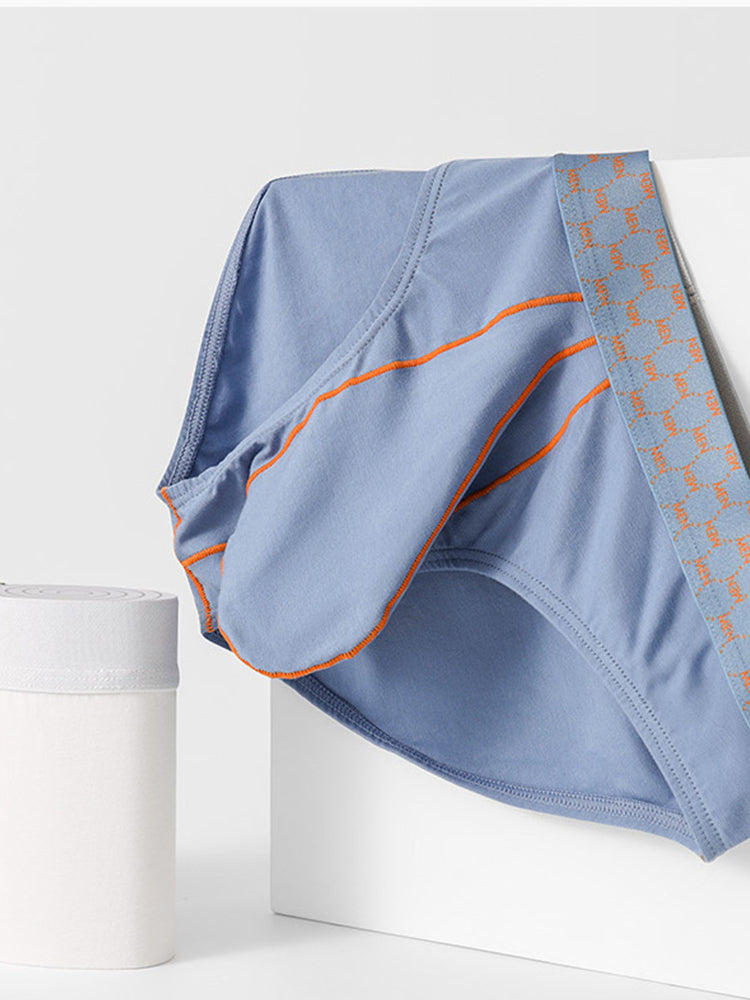 3 Pack Men's Sexy Large Pouch Breathable Comfortable Cotton Briefs