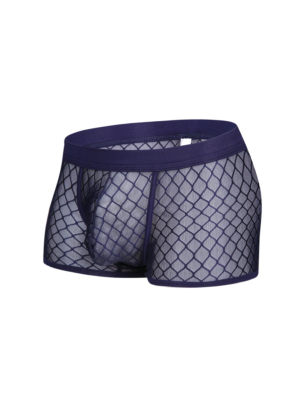2 Pack Men's Sexy Transparent Mesh Trunks
