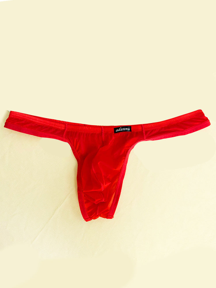 2 Pack Men's Sexy Semi-Transparent Thong