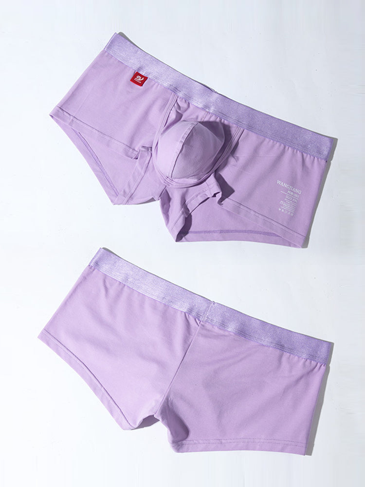 2 Pack Men's Large Pouch Casual Underwear