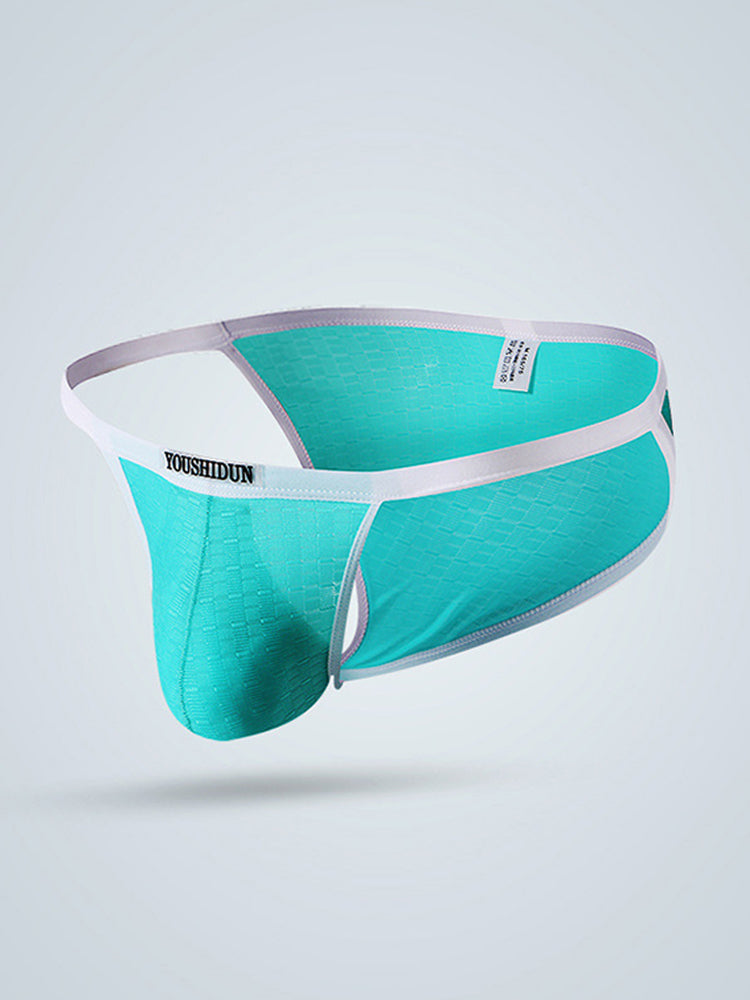 3-pack Men's Low Waist Sexy Narrow Hem Breathable Briefs