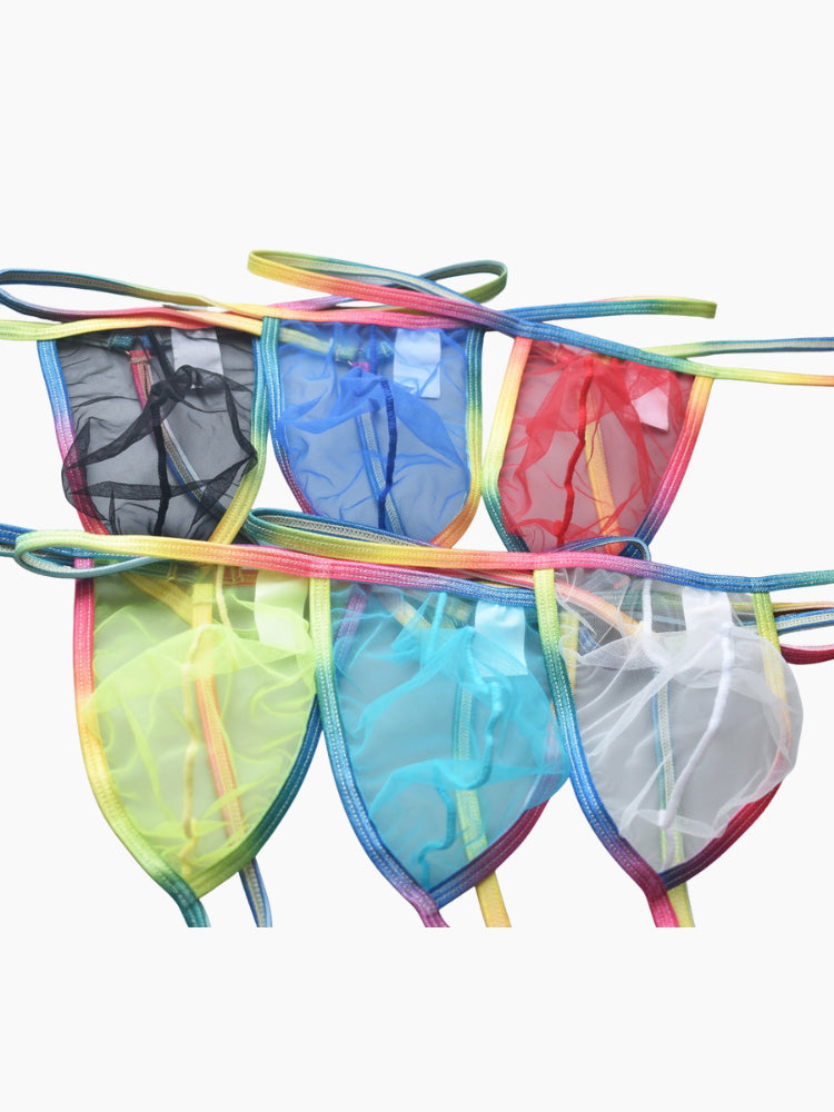 3 Pack Men's Sexy Lightweight & Airy Sporty Cut Anti-Chafing Strings