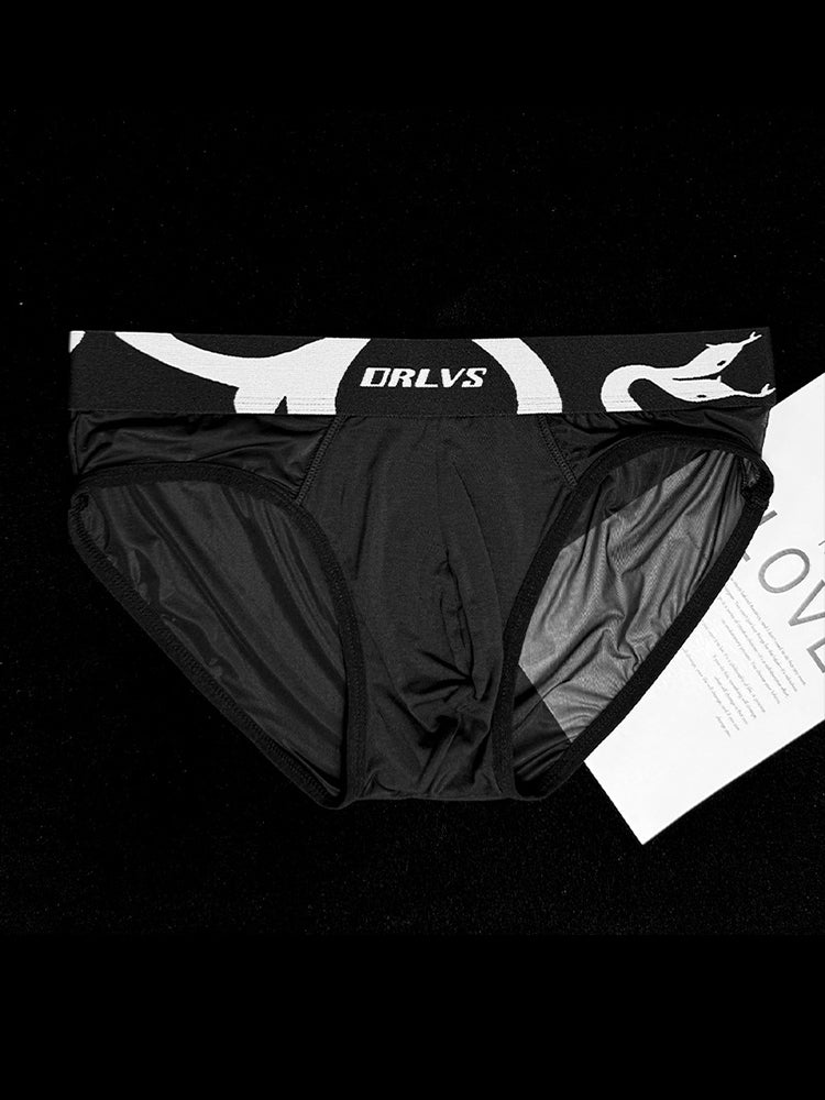 Men's Mesh Sport Briefs with Contoured Pouch & Ventilation