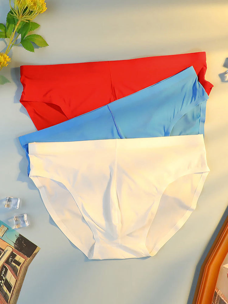 Men's Breathable Seamless Thin Briefs