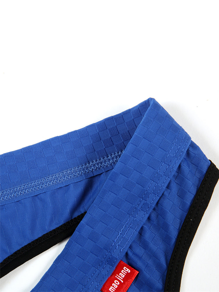 2 Pack Men's Sexy Thongs with Transparent Elephant Trunk