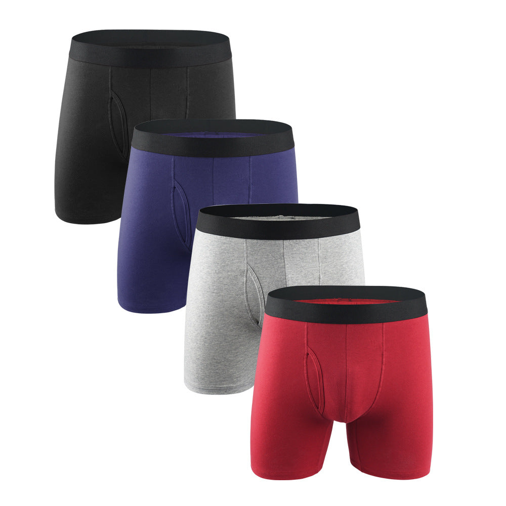 Multi-pack Men's Prevent Thighs Chafing Boxer Briefs