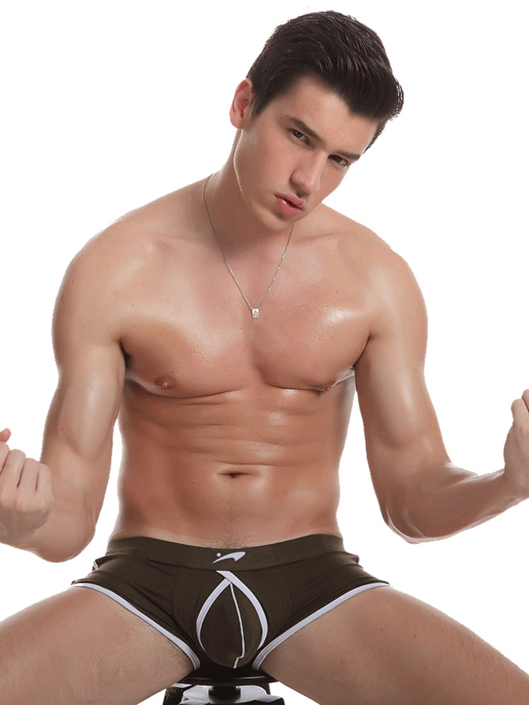 3 Pack Men's Modal U-convex Large Pouch Breathable Trunks