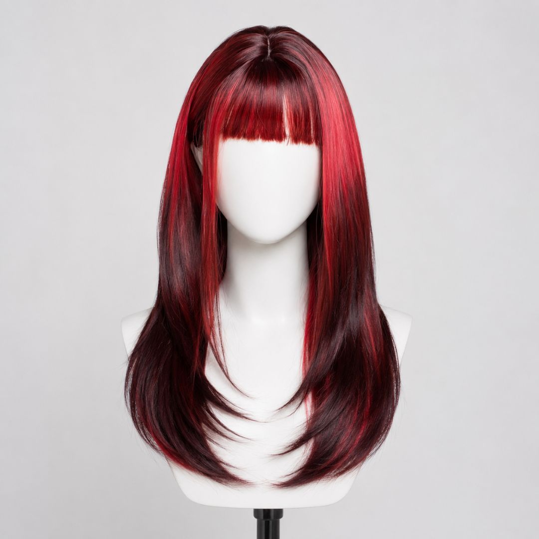 Scarlet Phantom Wig