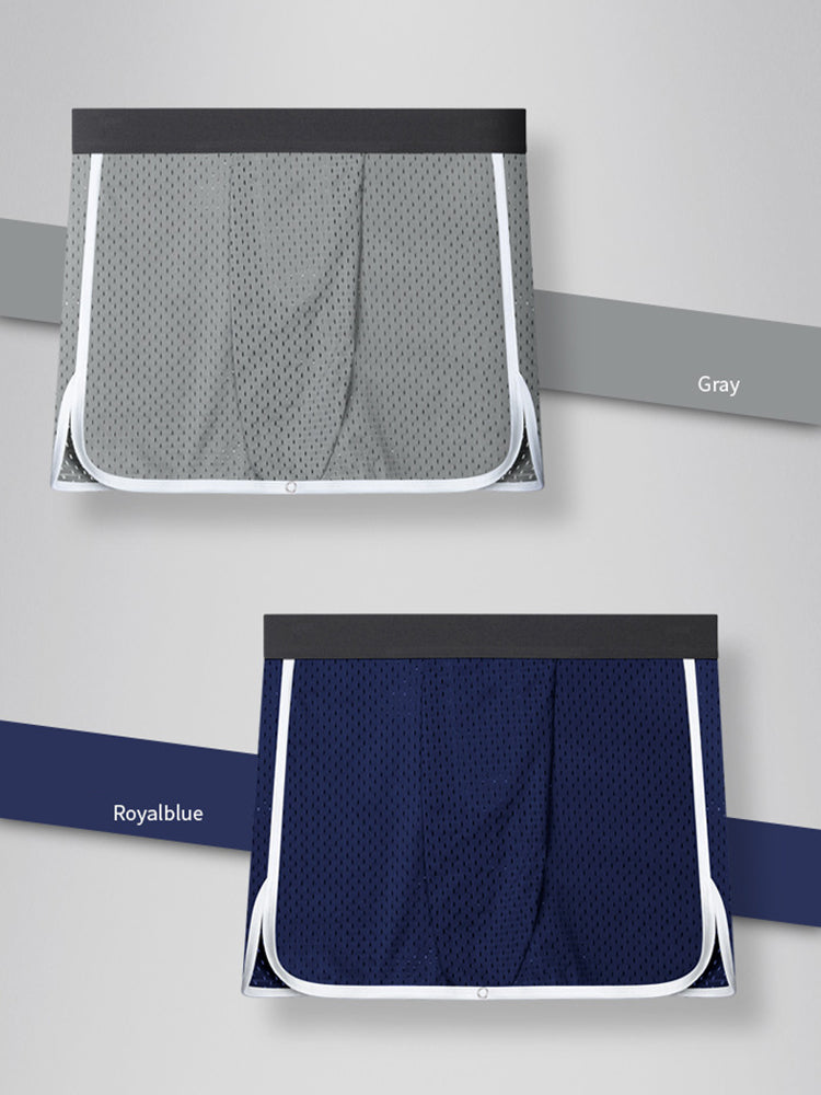 Men's  Button Casual U-Shaped Roman Skirt Dual-Purpose Arrow Pants Underwear