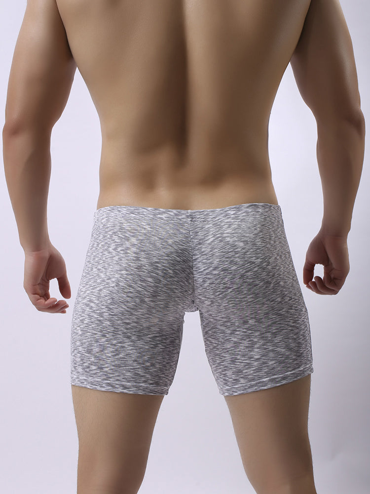 Men's Sport Anti-chafing Large Pouch Boxer Briefs