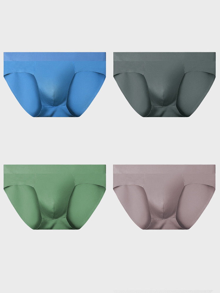 Men's Breathable Seamless Modal Pouch Briefs