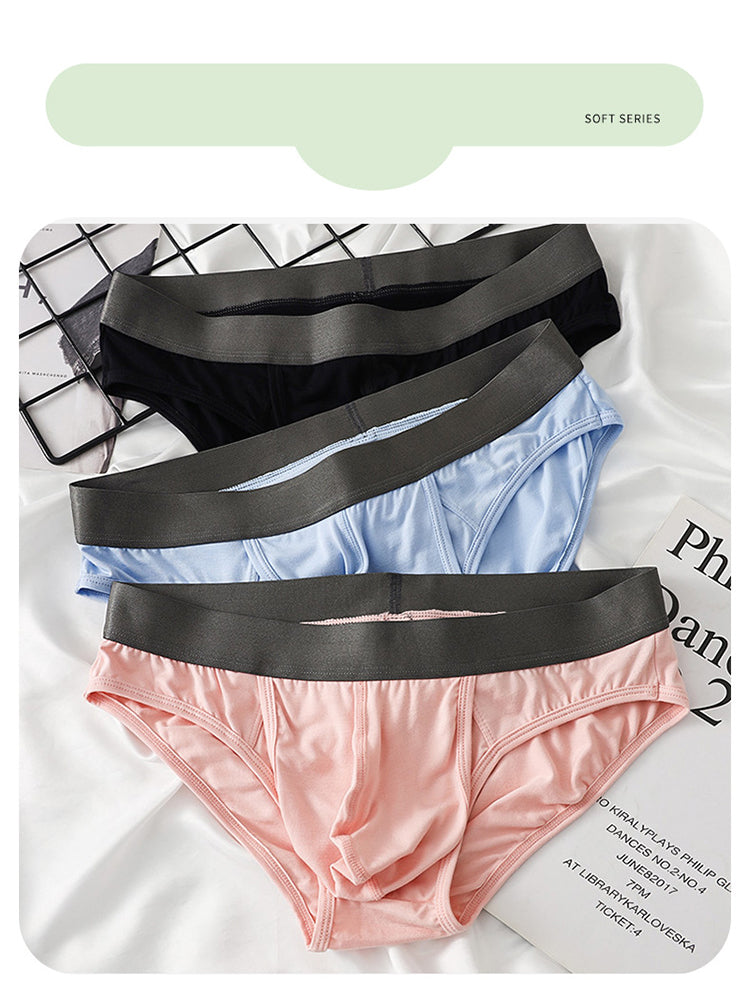 3-pack Men's Open Crotch Sexy Bullet Briefs