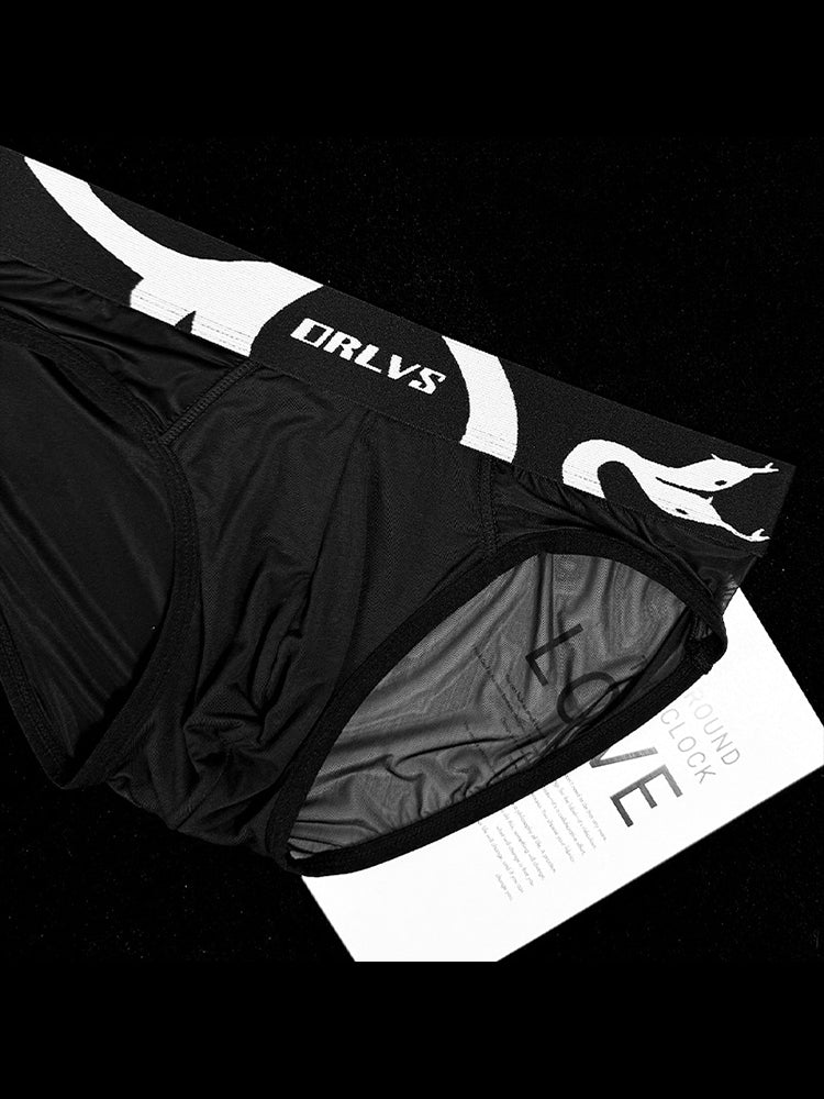 Men's Mesh Sport Briefs with Contoured Pouch & Ventilation