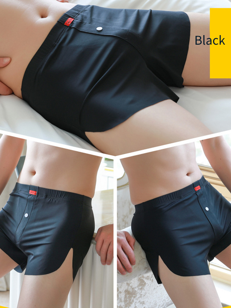 4 Packs of Men's Loose Breathable Sports Casual Underwear