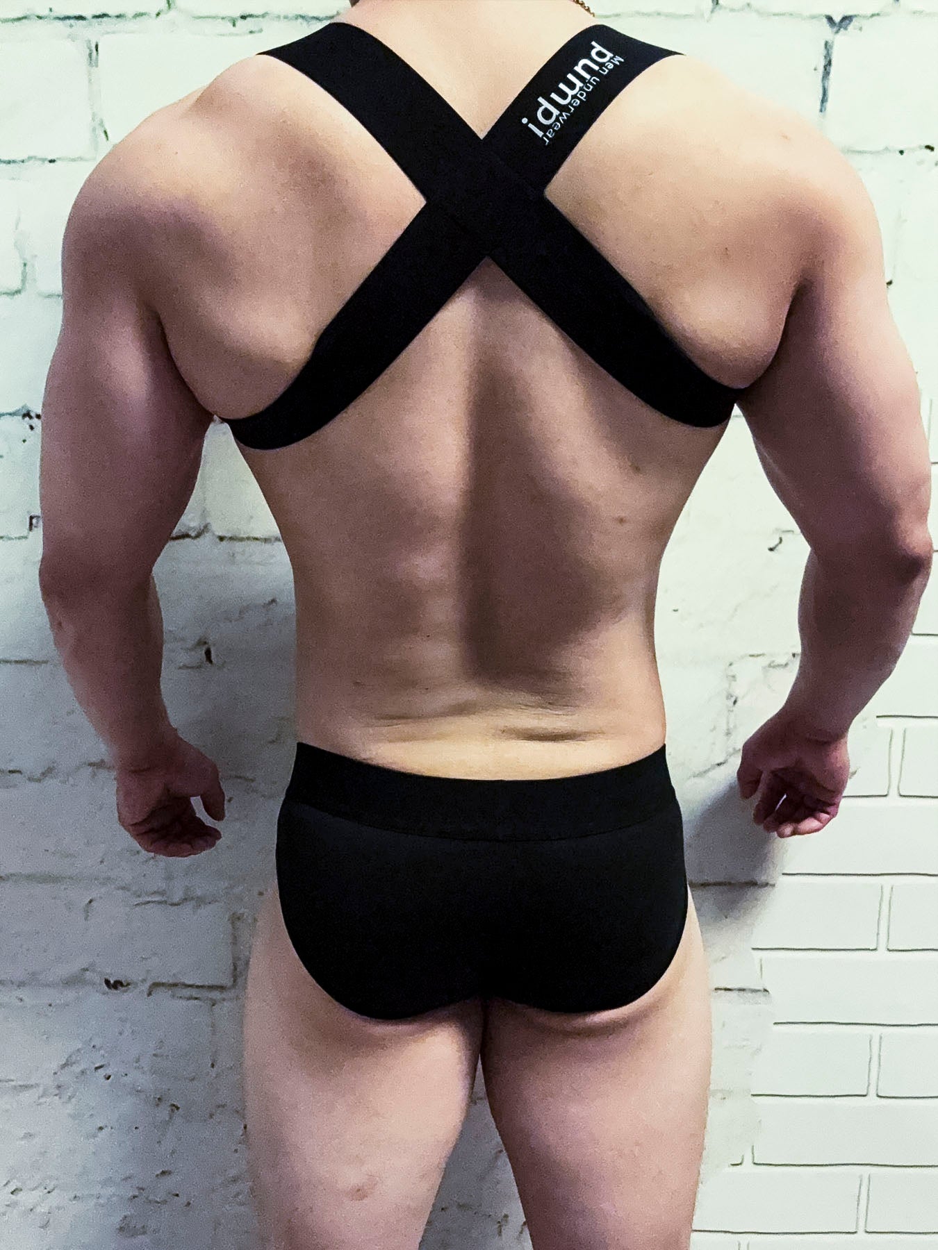 Men's Athletic High-Elasticity Compression Activewear Shoulder Strap & Underwear