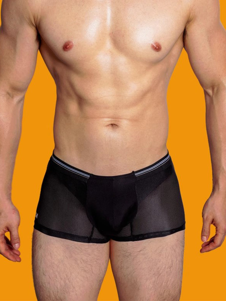 3 Pack Men's Nylon Mesh Breathable Quick-Dry Trunks