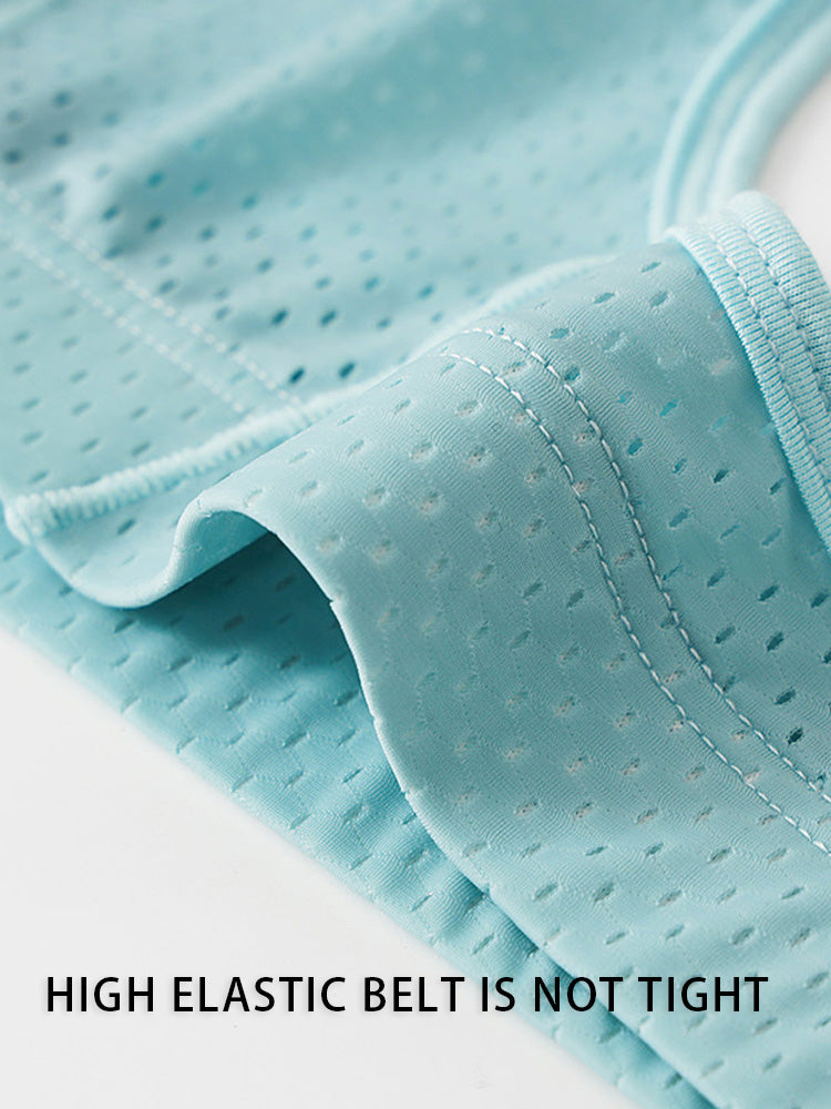 3 Pack Men's Sexy Mesh Transparent Big Pouch Jockstrap