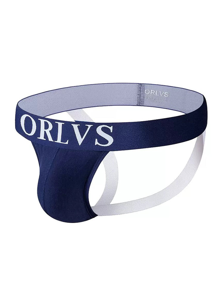 3 Pack Men's U-Pouch Striped Sexy Jockstraps