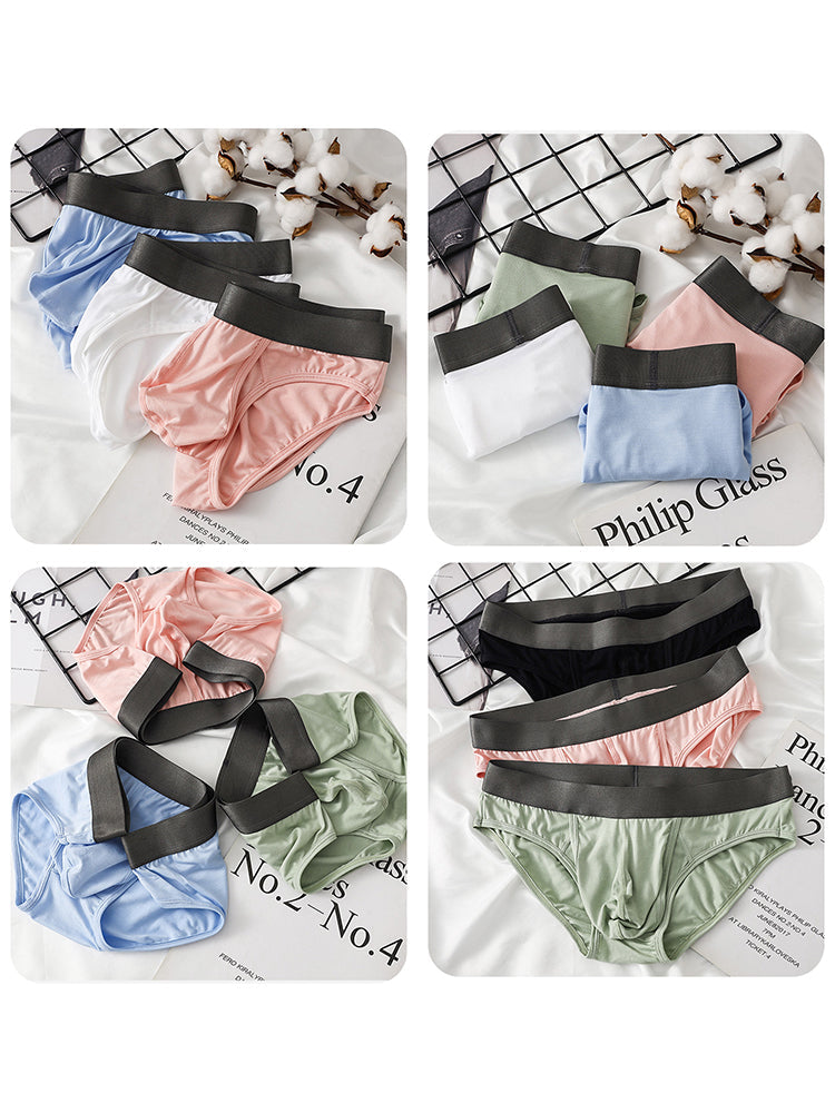 3-pack Men's Open Crotch Sexy Bullet Briefs