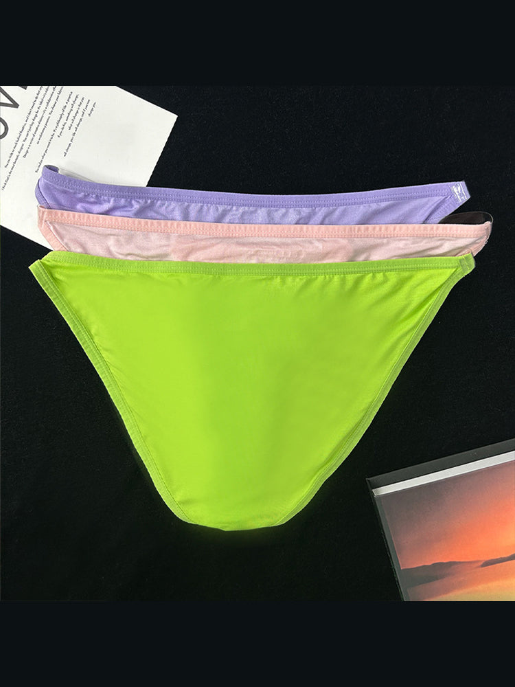 2 Pack Men's Breathable Low-Rise Ultra-Soft Modal Bikini