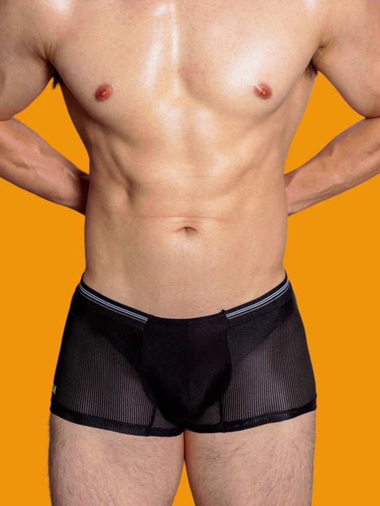 3 Pack Men's Nylon Mesh Breathable Quick-Dry Trunks