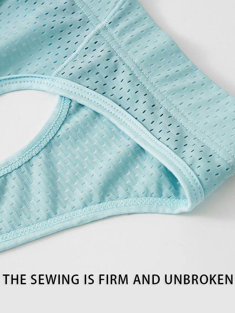 3 Pack Men's Sexy Mesh Transparent Big Pouch Jockstrap