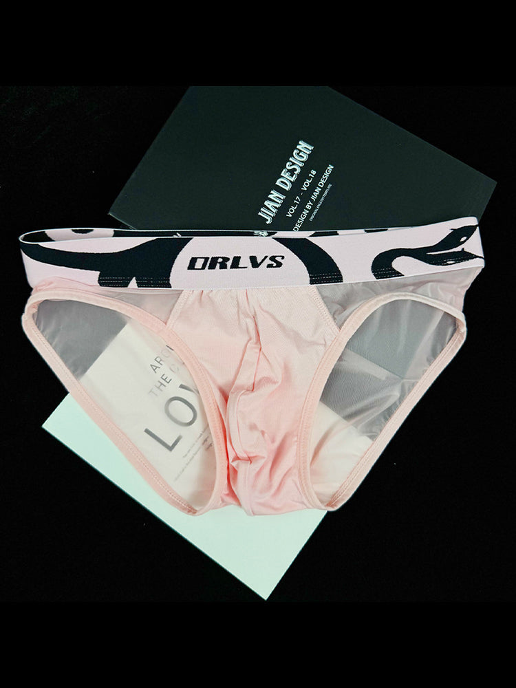 Men's Mesh Sport Briefs with Contoured Pouch & Ventilation