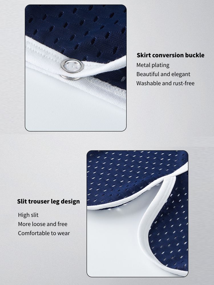 Men's  Button Casual U-Shaped Roman Skirt Dual-Purpose Arrow Pants Underwear