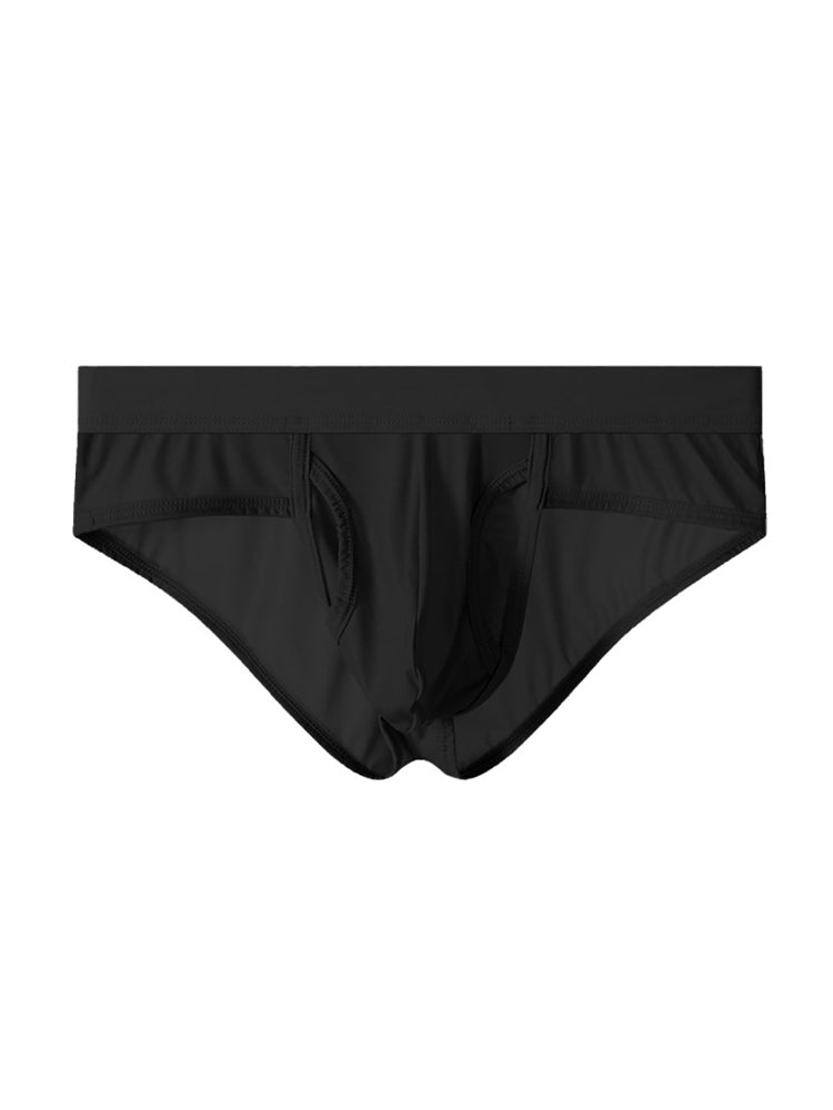 3 Pack Men's Fly Opening Supportive Pouch Stretch Premium Briefs